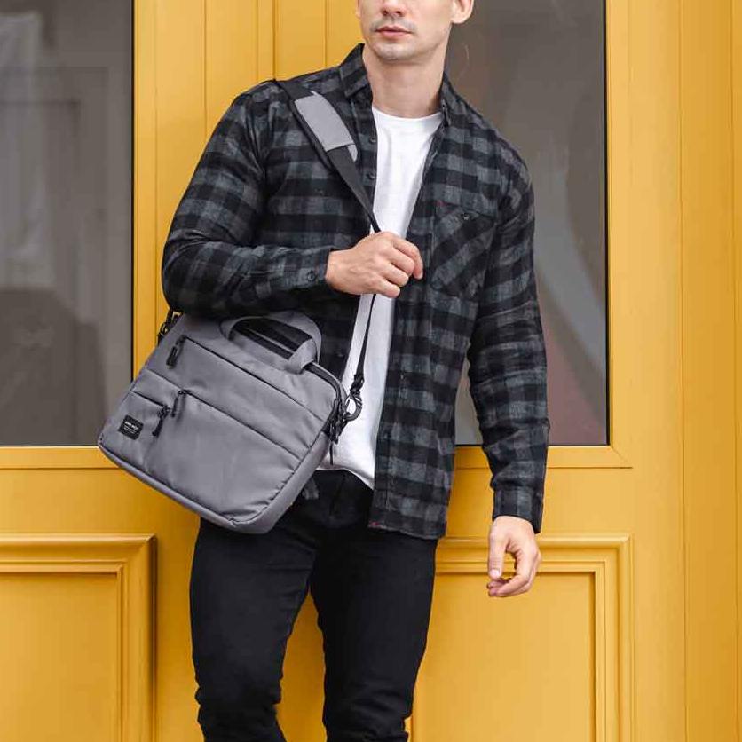 ✧ Tas Laptop 14 Inch - 15 Inch Waterproof Tas Selempang Laptop 14" - 15" Anti air Aldier Tas Jinjing