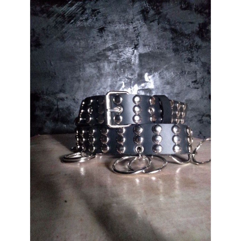 gesper spike - sabuk punk - sabuk ring