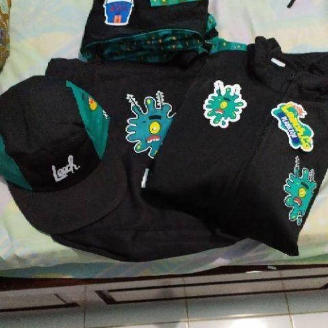 [ COD ]Tracksuit plankton Tracktop plankton   longpants plankton 1set plenkton 5f totebag Plangton