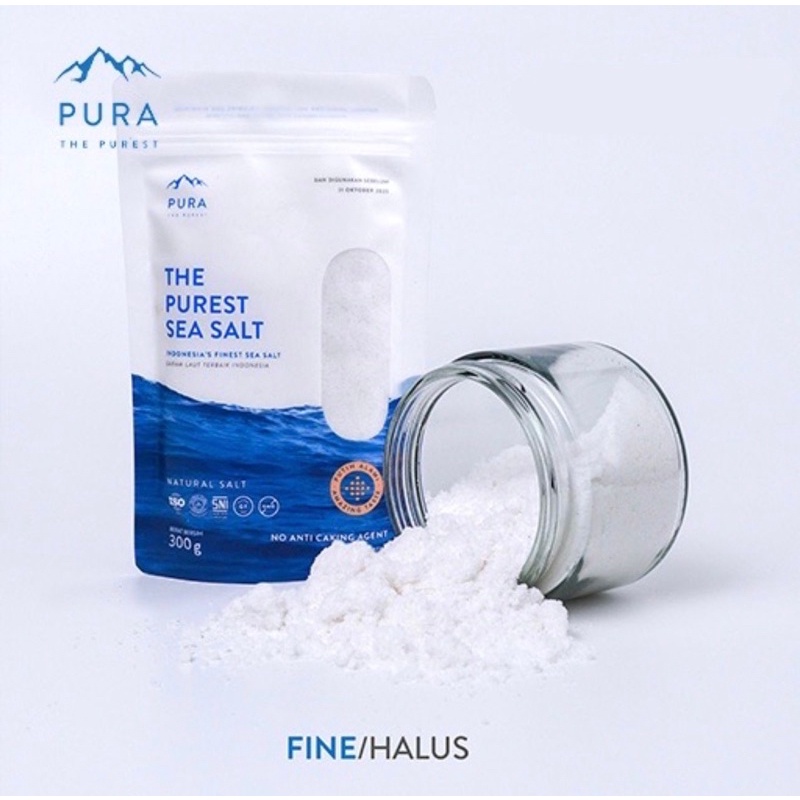 

Pura Sea Salt / garam pura/garam halus 300grm