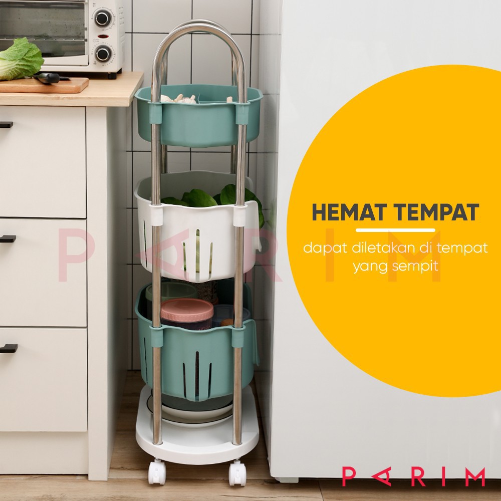 Tempat Penyimpanan Sayur Dapur Rak dapur/ Rak Kamar Mandi / Kotak Penyimpanan YK DESIGN YK-131