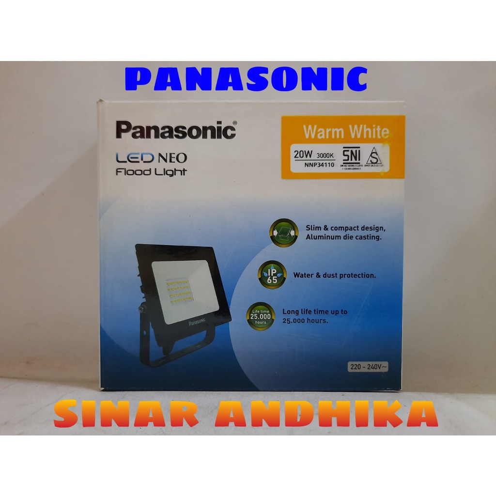 LED NEO FLOOD LIGHT PANASONIC 20 WATT NNP 34150/NNP 34110