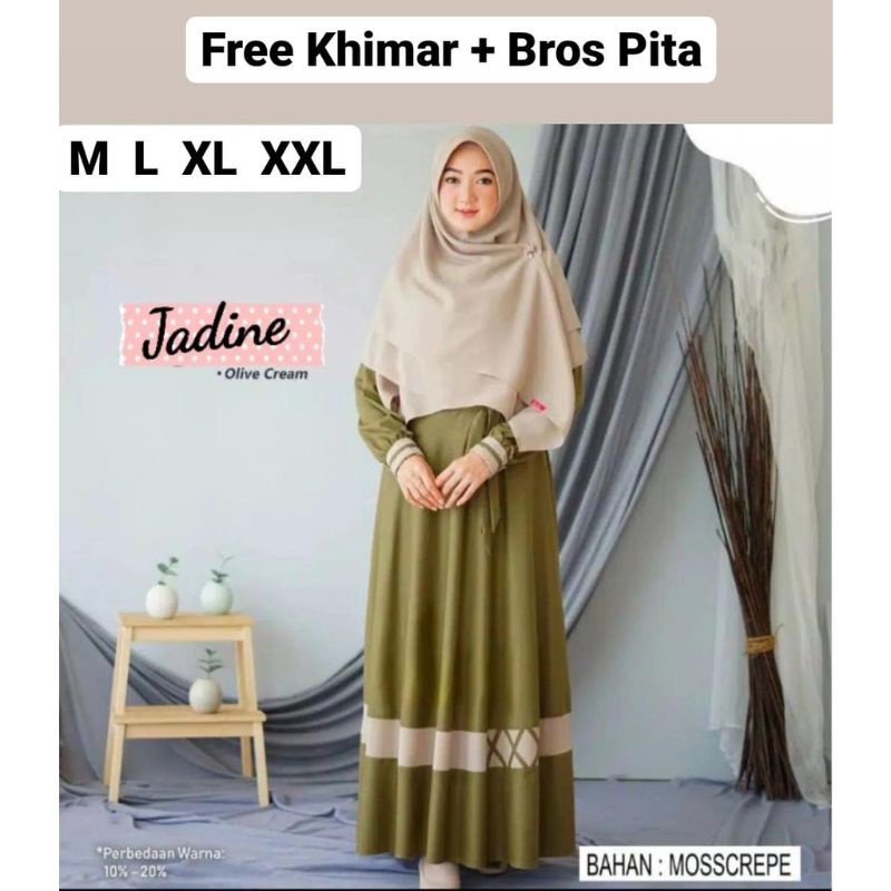 Baju Dress Gamis Syari Busui Kondangan Seragaman Wanita Muslim Fashion Seleting Depan Ukuran M L XL 