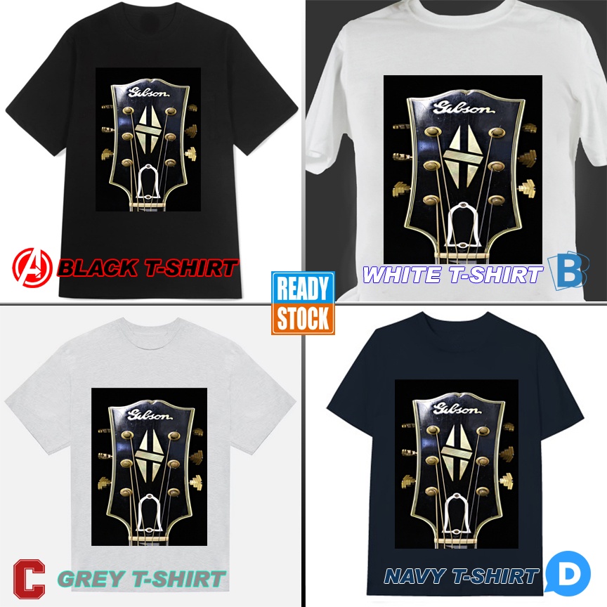 Grafiti Gibson Guitar Head Tshirt