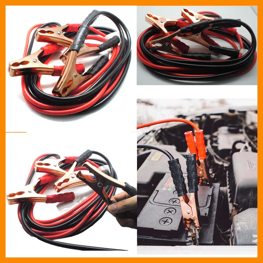 GRATIS ONGKIR!!! Car Emergency Battery Accu Cable Jumper / Kabel Jumper Aki Mobil 400 A 800 A 2 METER Kabel Jumper / Kabel Booster untuk Baterai Aki Mobil 400A/800A AMP 2M