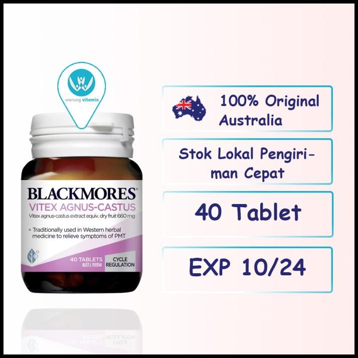 Blackmores Vitex Agnus Castus 40 Tablet Lancar Menstruasi