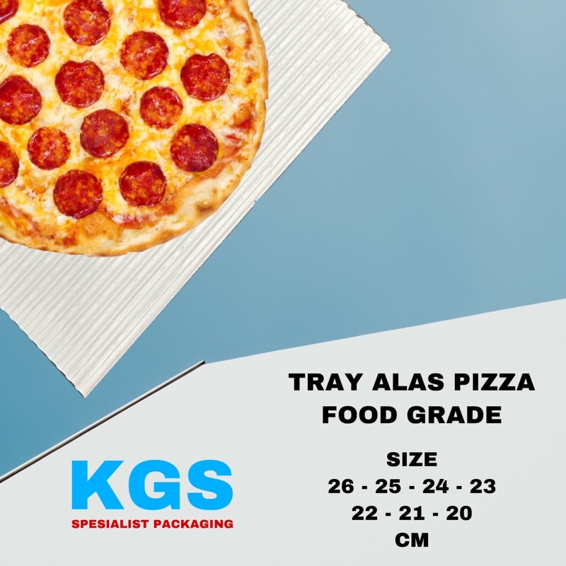 Jual Tray Kertas Alas Pizza, Roti, Cake Food Grade | Shopee Indonesia