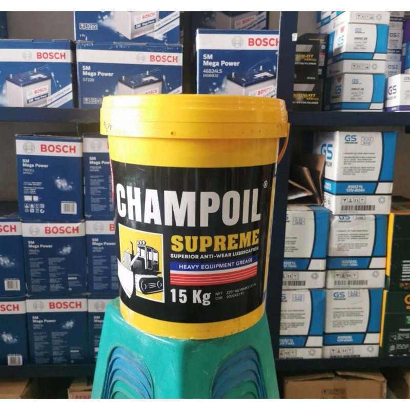 PELUMAS MINYAK GEMUK/GREASE CHAMPOIL CHASIS SUPER 15KG