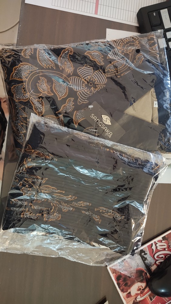 Batik Couple / Baju Batik Couple / Batik Set / Batik Lengan Panjang / Rok Set