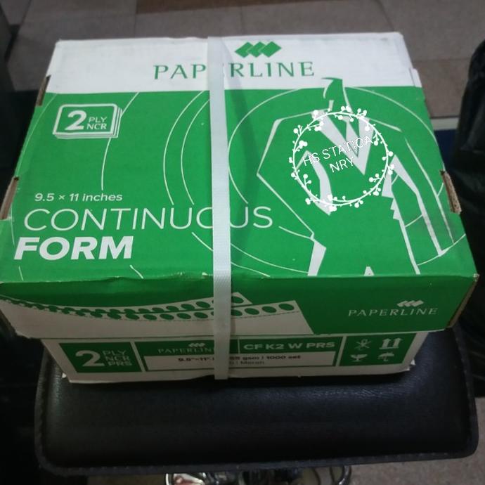 

Continous Form 9 1/2" x11" bagi 2( 2 ply) Paperline