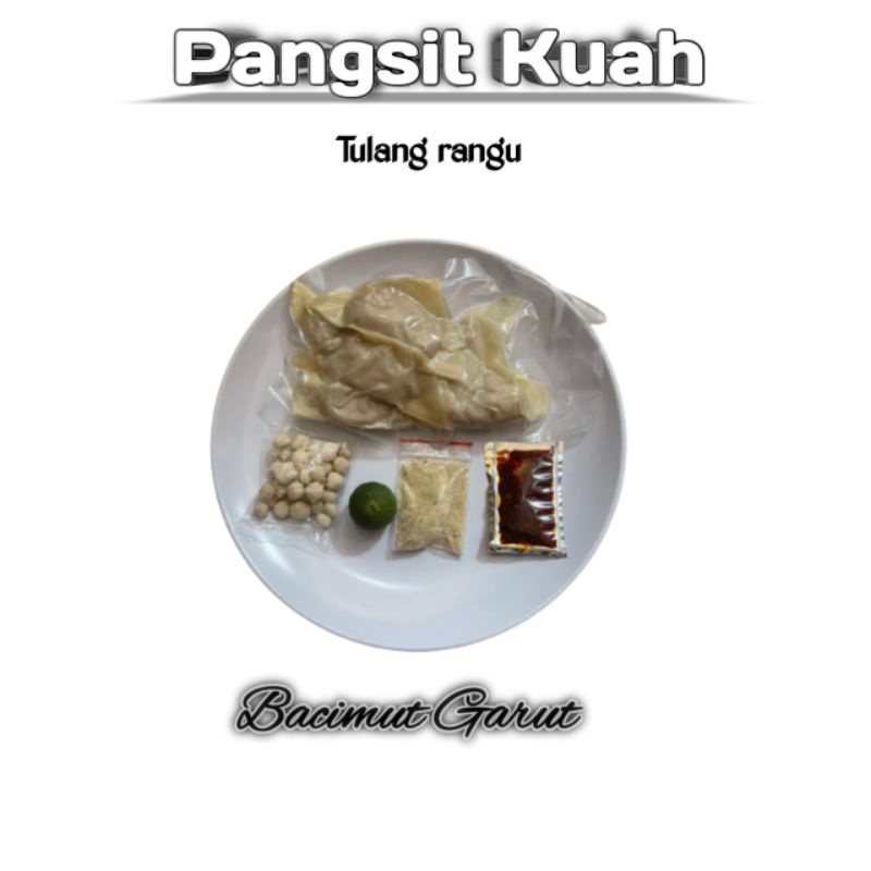 

pangsit kuah tulang rangu