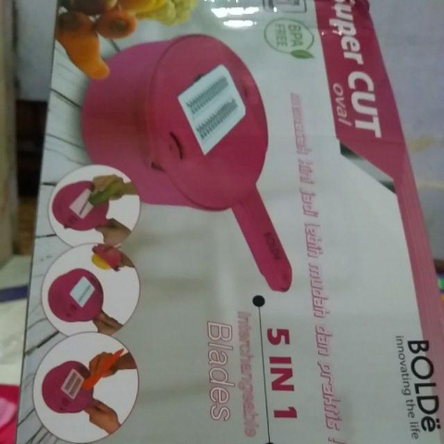 Bolde Super Cut Oval - Pemotong Kentang Sayuran - Alat Potong Pengiris Sayur Chopper Slicer Dicer