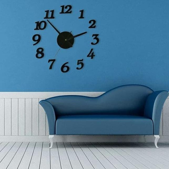 Sia Jam Dinding Raksasa 3d Diy Giant Wall Clock Art Wall Decor Shopee Indonesia
