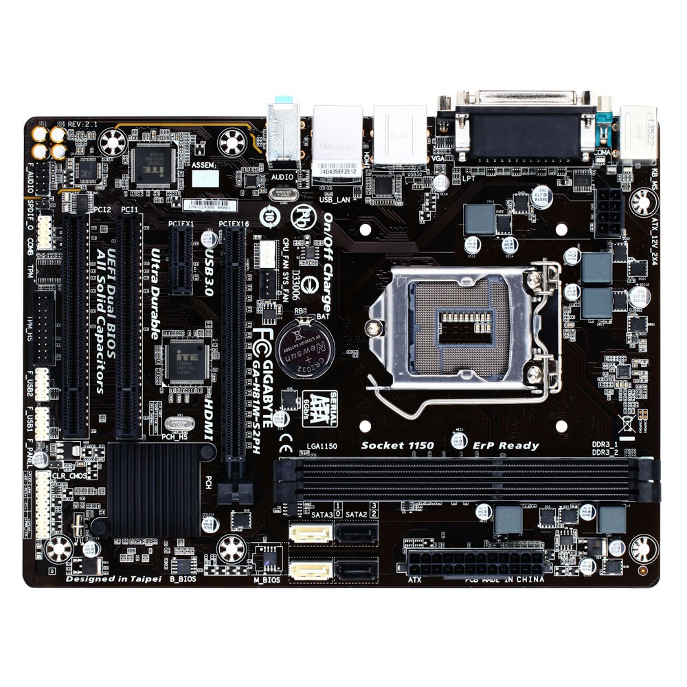 Motherboard Gigabyte H81M-S2PH intel Socket 1150 DDR3