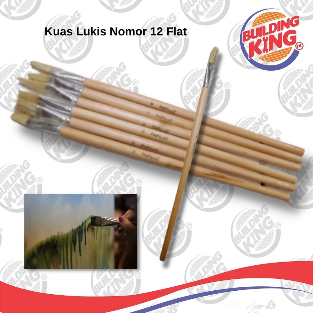 

Kuas Lukis Nomor 12 Koas Gambar Cat Air Minyak Model Eterna