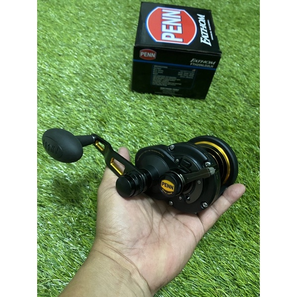 PENN FATHOM FTH25NLD2LH REEL OVERHEAD 2 SPEED NARROW BODY HANDLE KIRI