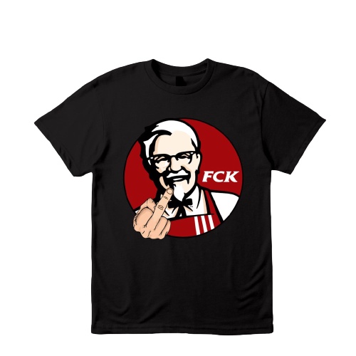 SlaluStock Kaos Baju KFC FCK Logo Kaos Distro