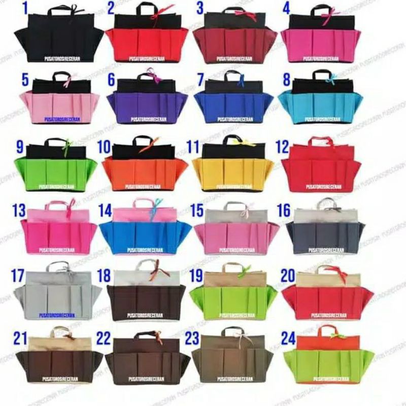 BAG ORGANIZER | TAS DI DALAM TAS | INNER BAG | BAG IN BAG CANVAS TOTE