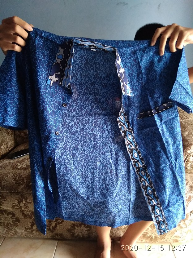 Batik Couple Keluarga Sania Ruffle Ori Ndoro Jowi Dnt