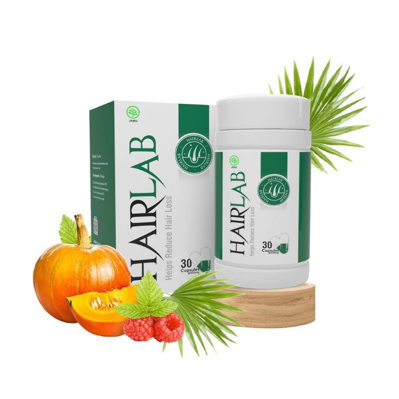 HAIRLAB ASLI ORIGINAL 100% PENUMBUH RAMBUT DARI DALAM - PENYUBUR RAMBUT - PEMANJANG RAMBUT BPOM RI