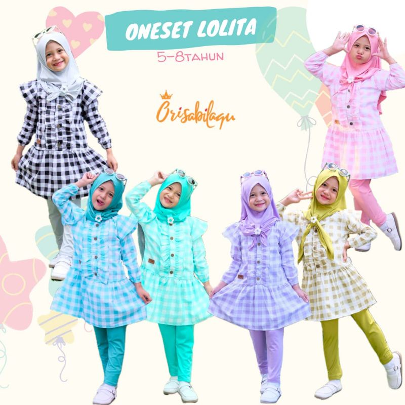 Setelan Tunik Leging+Hijab