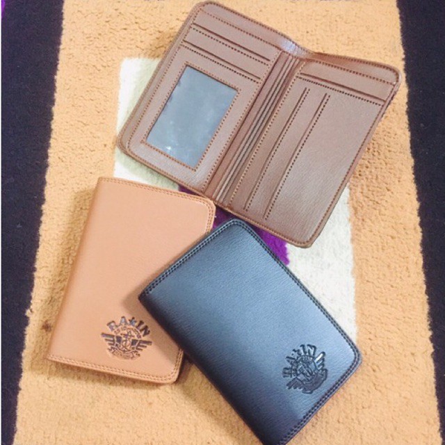 dompet pria lipat buku ukuran tanggung 3/4 bahan kulit sintetis lokal colombo #dompet #dompetpria