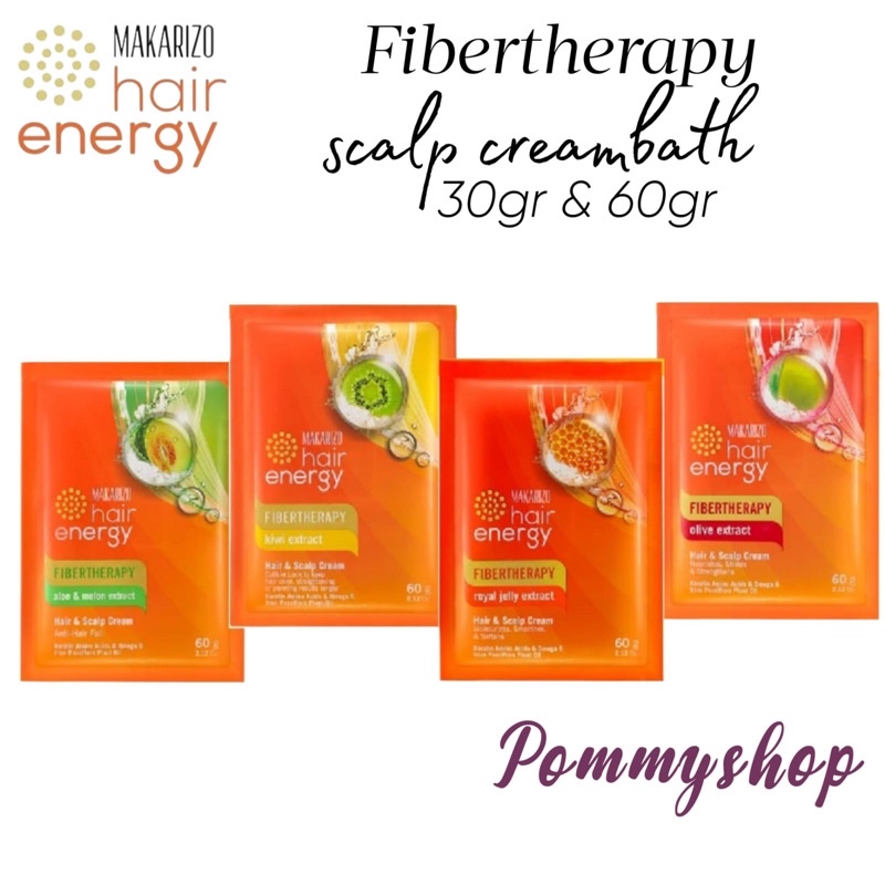 Makarizo Hair Energy Fibertherapy Hair &amp; Scalp Creambath 15ml | 30ml | 60ml