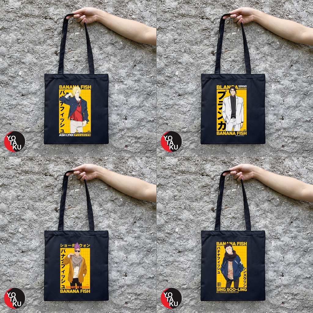 Tas Tote Bag Anime Banana Fish YOTAKUSHOP