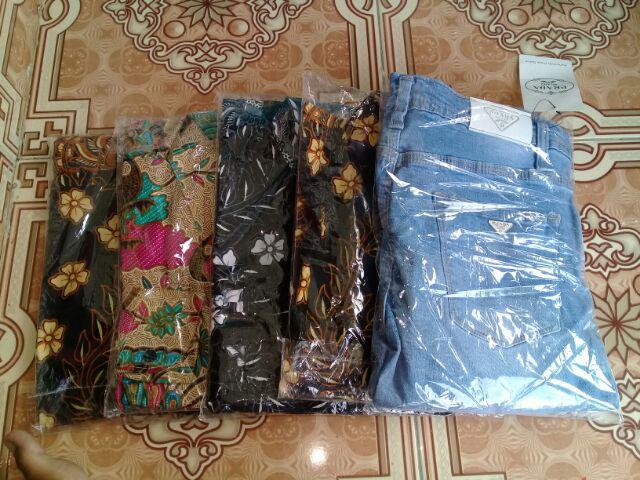 Bswart Batik Hrb026 Kenongo Hem Pendek Padi Pekalongan M L Xl Batik Pria Murah Modern Grosir