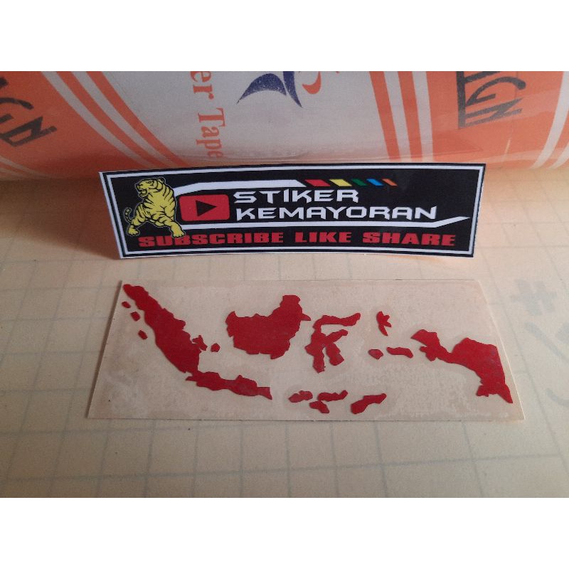 

Cutting sticker peta indonesia bahan mantul cahaya murah berkwalitas