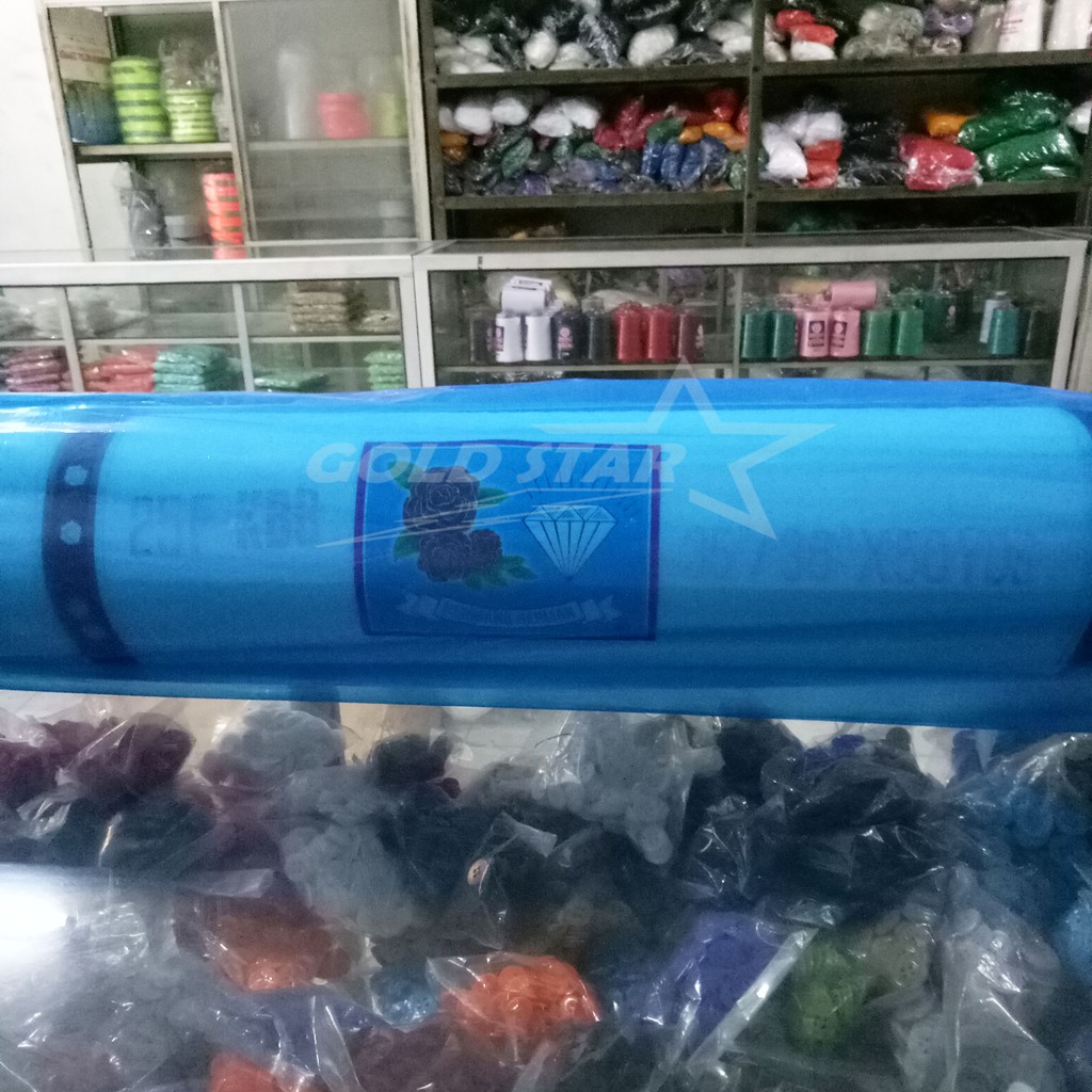 Kain Kapas 25 F / 25F 15F Per Roll Visilin Kain Keras Lem Lapisan Kerah Bordir Kancing Pinggang DIY