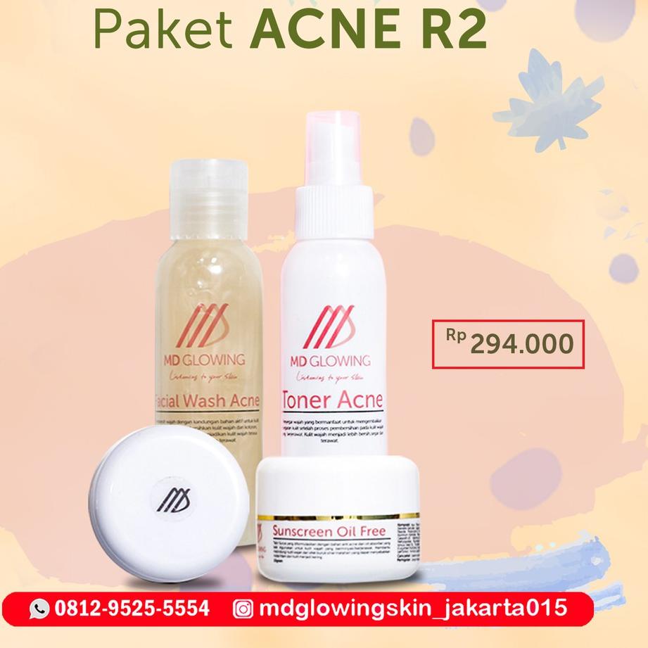 ☛ MDGLOWING Paket Acne R2 by MD GLOWING ❉