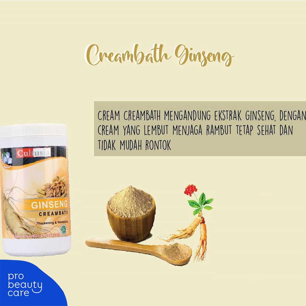 Cultusia - Creambath 1kg (1000g) Krim Masker Rambut