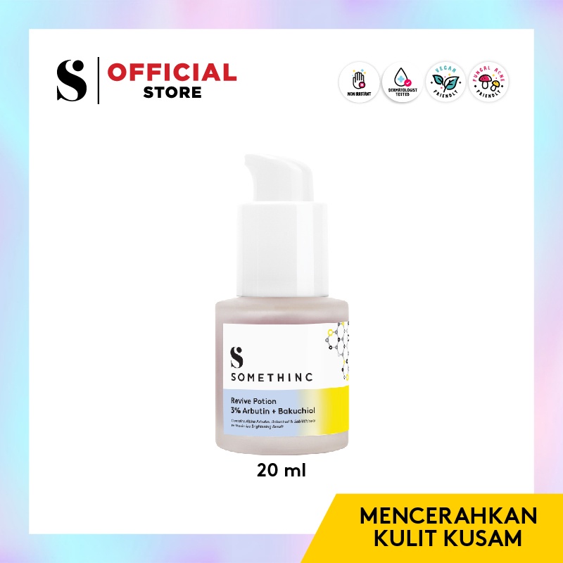 READY❤ [ORIGINAL⭐]  SOMETHINC Revive Potion 3% Arbutin + Bakuchiol - Mencerahkan Kulit Kusam