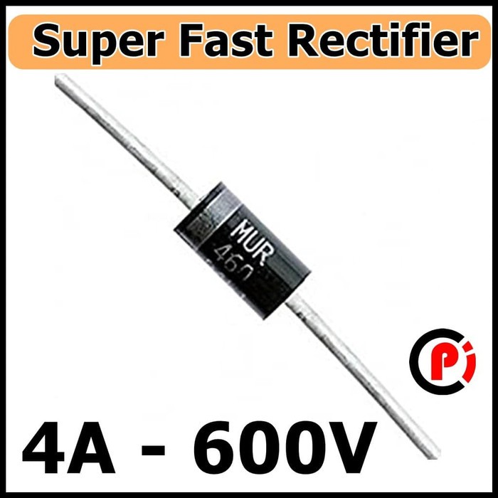 Dioda Diode MUR460 MUR 460 4A 600V Super Fast Rectifier