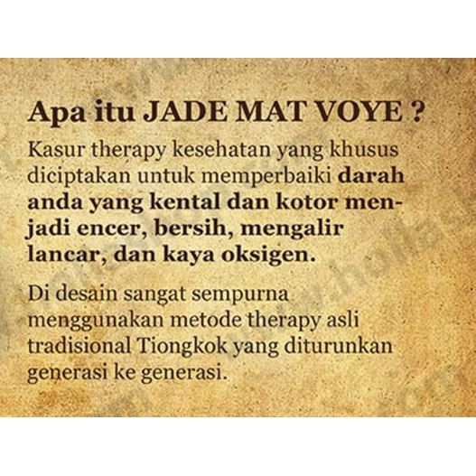 Imperial Jade Mat Voye Matras Terapi Kesehatan Kasur