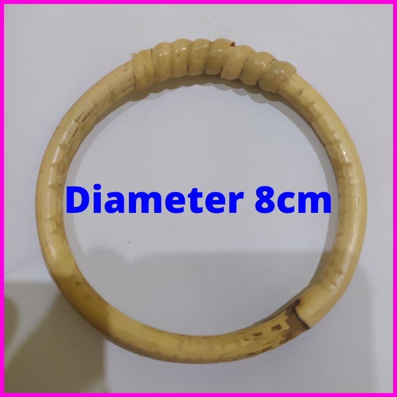 rotan bulat untuk dekorasi 8cm - ring rotan bulat 8cm - rotan lingkaran 8cm - rotan bulat untuk pega
