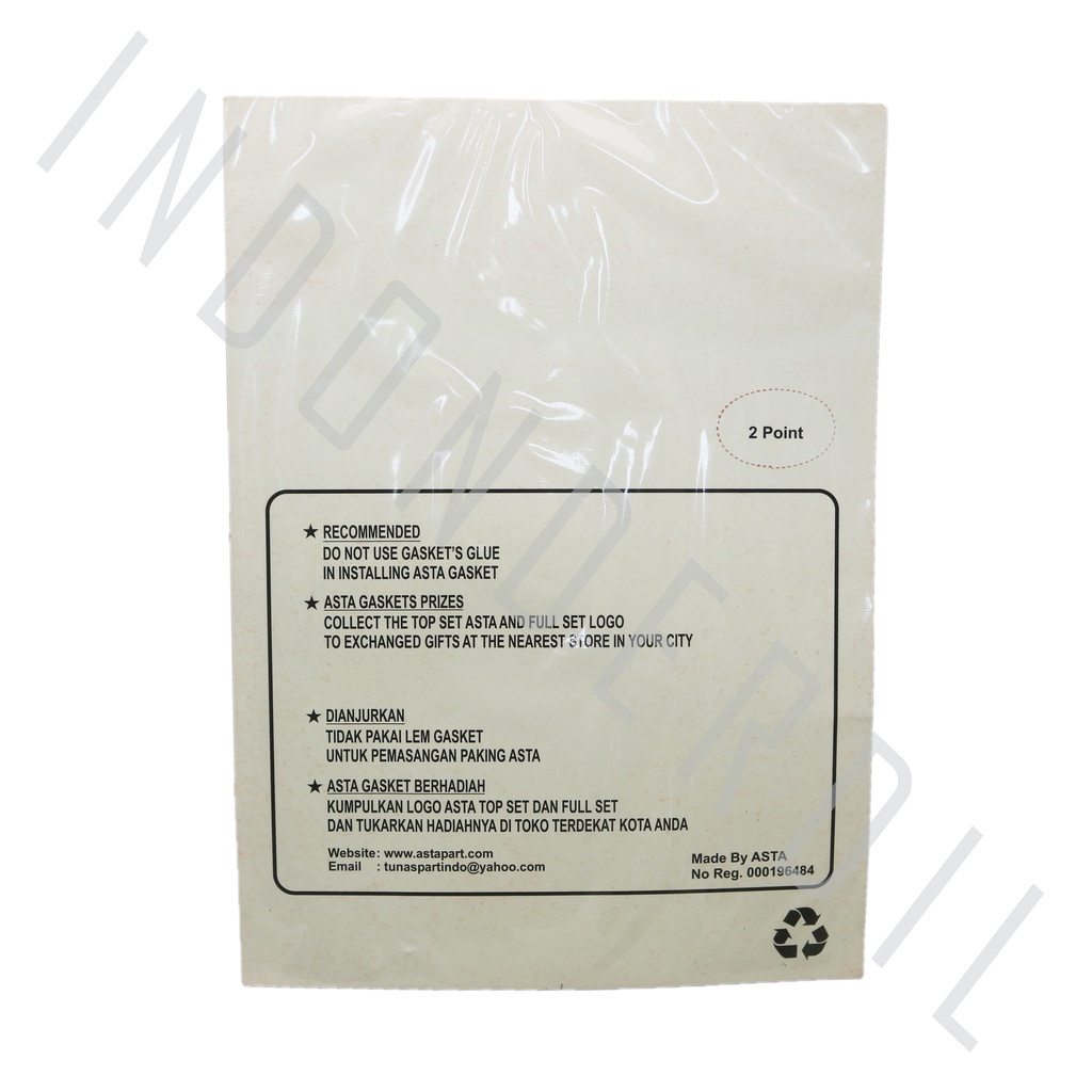 Gasket Perpak-Fullset-Topset Paking-Packing Full-Top-Set GLPro-GL Pro CDI Merk Asta