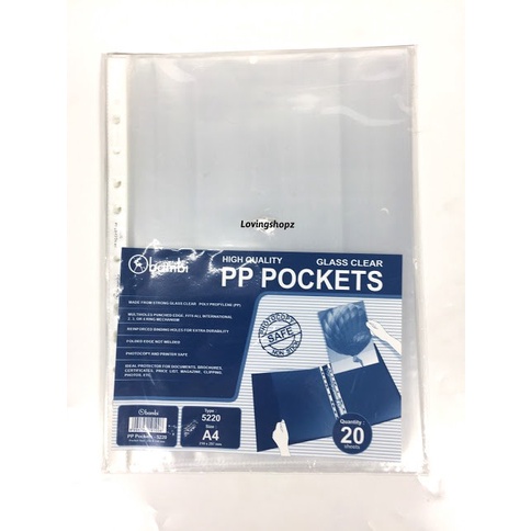 

Hari Ini Pp Pockets Bambi A4/Plastik Buat Binder A4 Murah