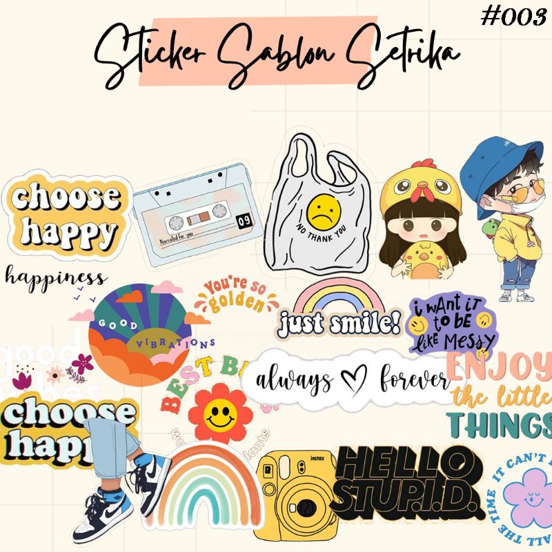 Sablon Setrika / Sticker Sablon Setrika Kaos Press Gambar Sablon DTF 003