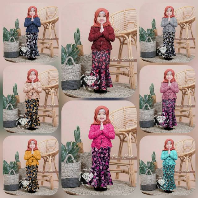 SET SHIREEN BATIK KID MS ADA VIDEO PRODUK ASLI