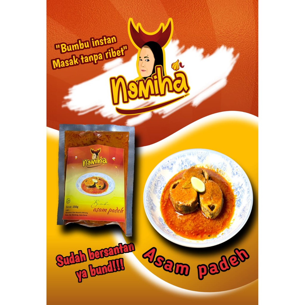 

Bumbu Asam Padeh Instan 300g /Masakan Khas Minang/Padang/Dapur/food