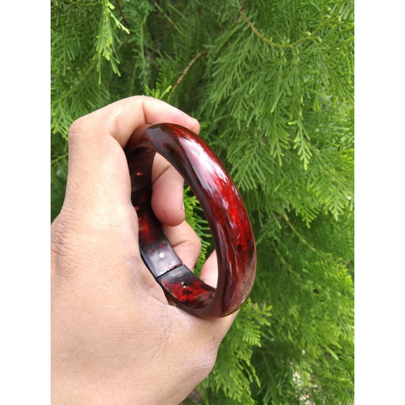 GELANG TALI ARUS MERAH POLOS
