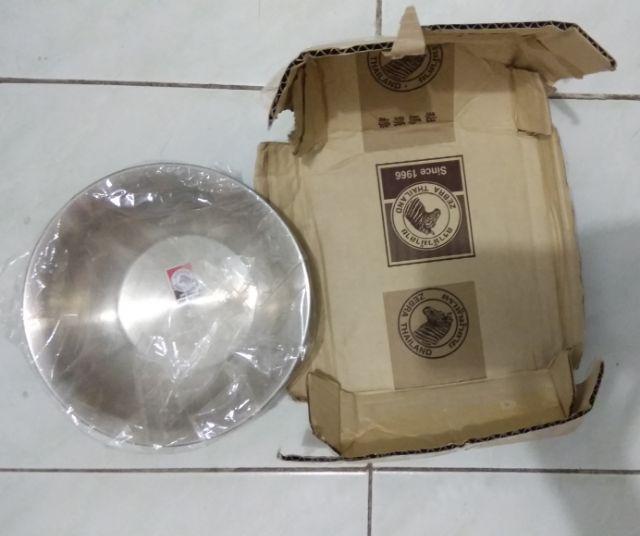 Mangkuk Bowl, Basin D20cm H5.5cm Zebra Thailand, Sus 304