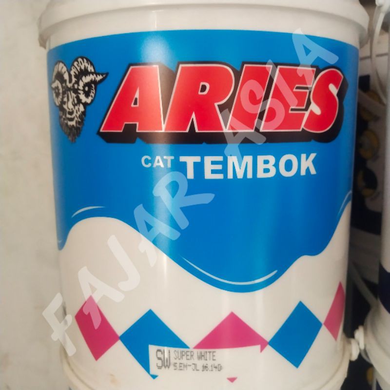 CAT DASAR TEMBOK 5 KG ARIES PUTIH / Cat Tembok Murah AVIAN BRAND / Cat Plafon Cat Dinding