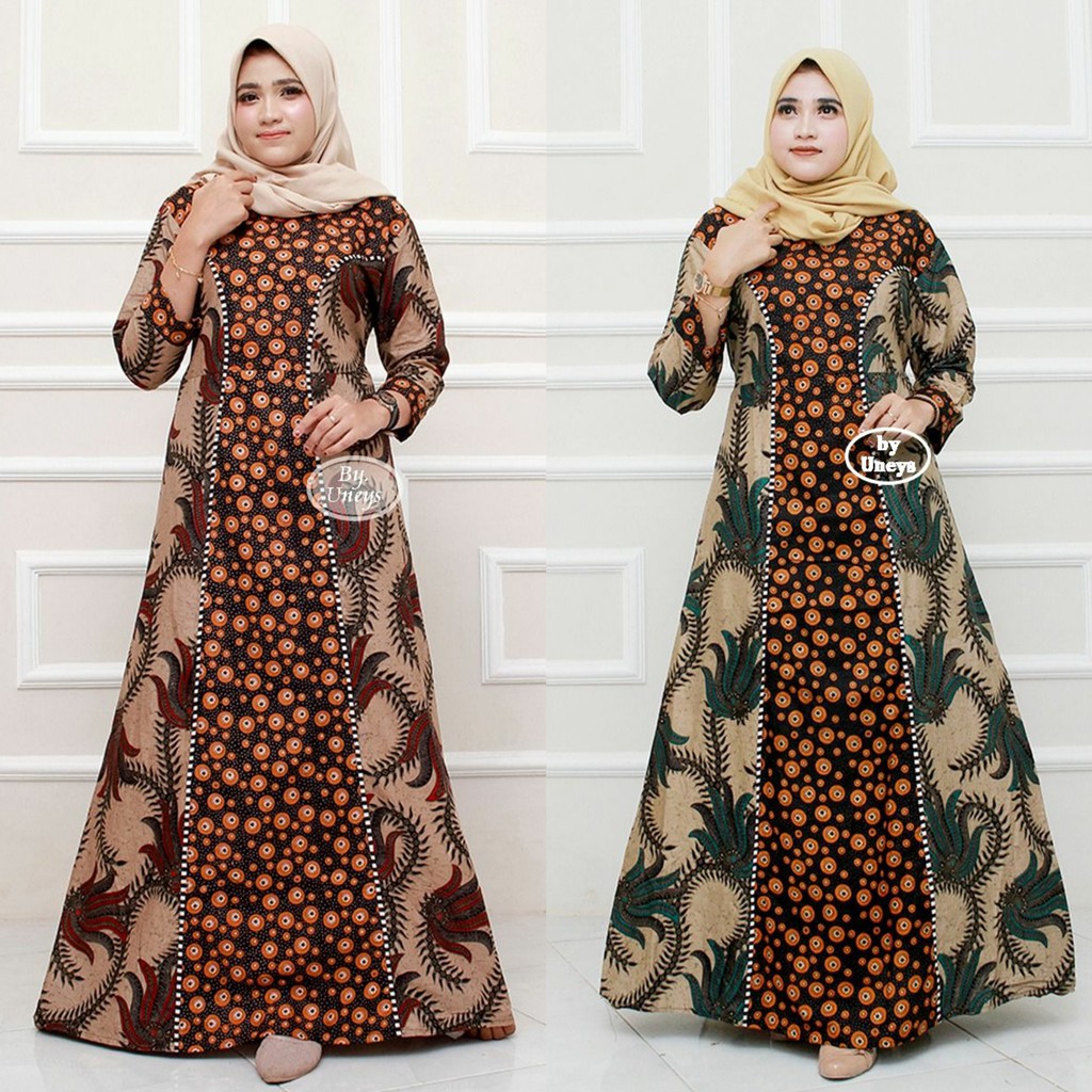 Gamis Batik Manggar, Padi,sekar,cantik,kubis,kipas,daun,kupu,nadine,gendis