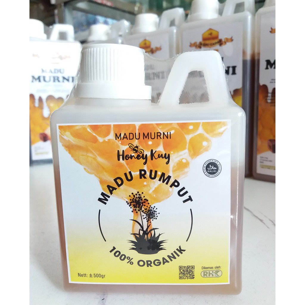 

Madu Murni | Madu Ternak | Madu Nektar Rumput | Madu Asli 100 % Raw Honey 500 gram