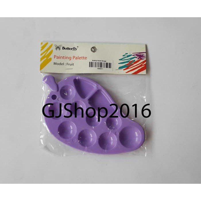 

Palet Tempat Cat Air Palette Lukis Mangga Butterfly