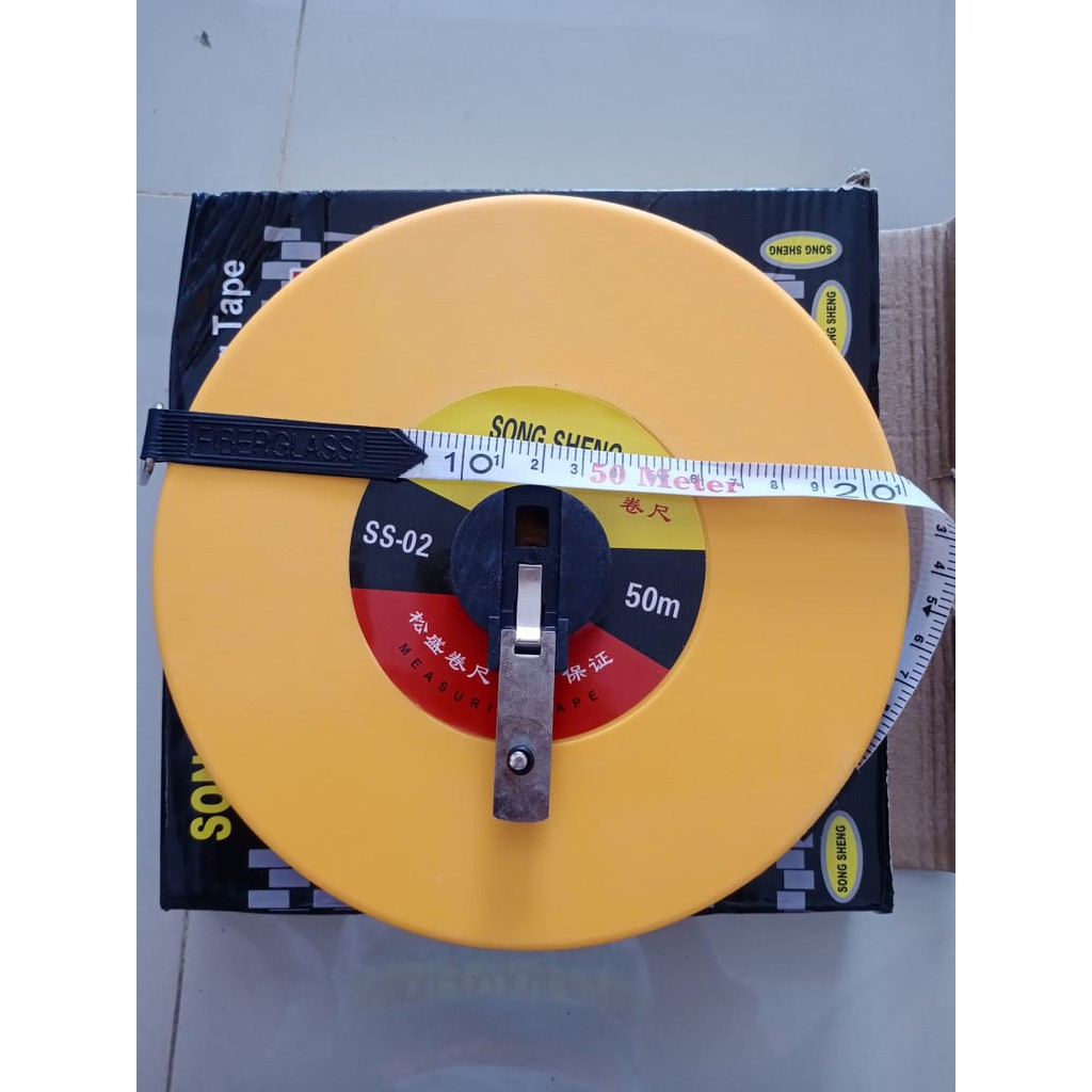 Meteran Gulungan / Meteran Bulat / Measuring Tape - 30M 50M / Pengukur