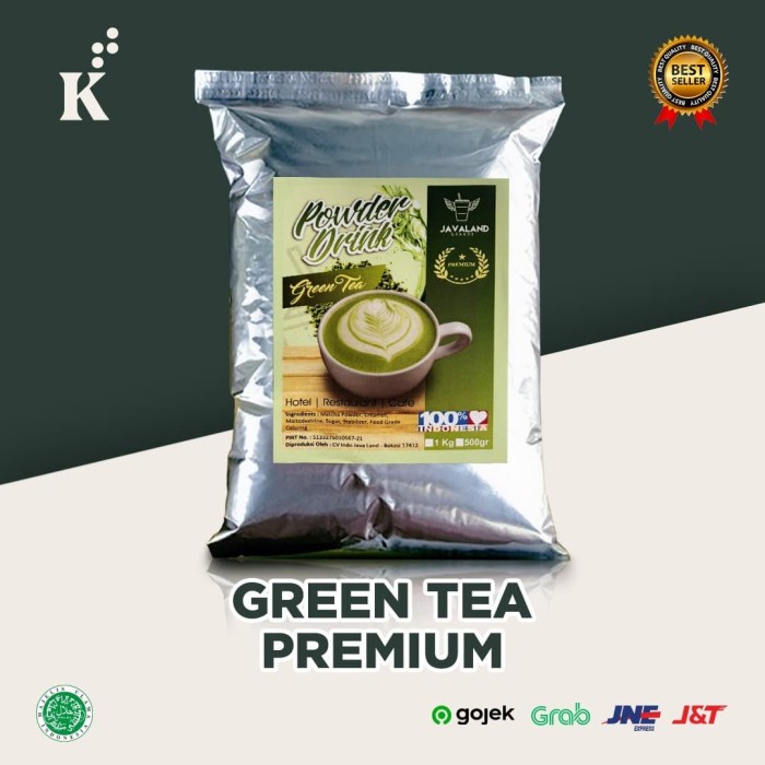 

DISKON - (BISA COD) Bubuk Minuman Premium Green Tea Javaland Grande 1kg